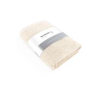herzbach home Serviette de douche de qualité supérieure 70 x 140 cm (crème) - Grande serviette de douche douce et absorbante de qualité supérieure - 100 % coton naturel