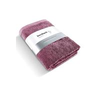 herzbach home Serviette de Sauna de Luxe 80 x 200 cm (Mauve) - Grande Serviette de Sauna Premium si Moelleuse et absorbante - 100% Coton Naturel