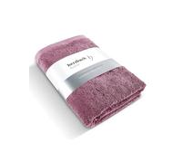 herzbach home Serviette de Douche Premium 70x140 cm (Mauve) - Grande Serviette Moelleuse et absorbante de qualité supérieure - 100% Coton Naturel