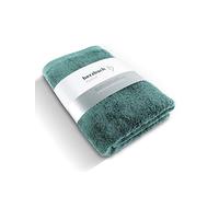 herzbach home Serviette de Douche Premium 70x140 cm (Vert Océan) - Grande Serviette Moelleuse et absorbante de qualité supérieure - 100% Coton Naturel