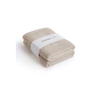 Herzbach home Serviette de douche sable, Taille 70x140 cm