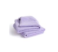 Herzbach home Serviette de douche violet, Taille 70x140 cm