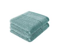 Herzbach home Serviette vert, Taille 50x100 cm