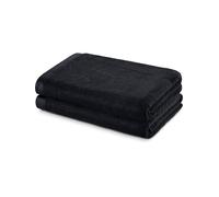 Herzbach home Set 'Deep Black' noir, Taille 70x140 cm