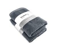 Herzbach home Set 'Pura' anthracite, Taille 70x140 cm