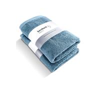 Herzbach home Set 'Pura' bleu, Taille 70x140 cm