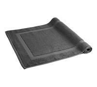 herzbach home - Tapis de Bain 100% Coton | 60 x 100 cm | Tapis de Douche | Absorbant | Anthracite