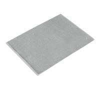 Herzbach home Tapis de bain 'Pura' argent, Taille 60x90 cm