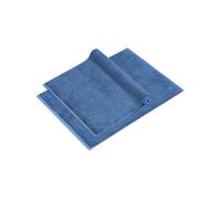 Herzbach home Tapis de bain 'Pura' bleu, Taille 50x70 cm