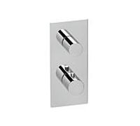 Herzbach jeu de finition Logic XL 11.521005. 2000 .01 module de thermostat Universal , tableau de bord carré, chromé