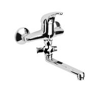 Herzbach Largo Mitigeur de baignoire en applique, Mitigeur monocommande, 52.142000.1.01,