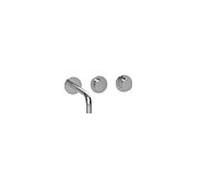 Herzbach Lavabo MODUL7 PUSH TA - 70.702403. 2000 .01 set de finition de robinetterie murale 240mm chromé