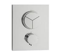 Herzbach LIVING Mitigeur thermostatique de douche encastré, 11.803055.2.01,