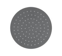 Herzbach douche pluie Deep Grey 23.600250. 2000 .06 250 mm, pour support plafond ou mural, gris mat