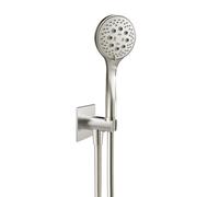 Herzbach Living Spa iX Set de douche avec raccord mural coudé et support, 3 jets, 17.914700.2.09,