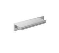 Herzbach Living Spa iX surtension match0 11.697000. 2000 .09 acier inoxydable brossé, pour montage mural en saillie