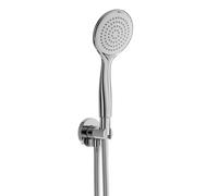 Herzbach Living Spa Set de douche avec raccord mural coudé et support, 1 jet, 11.620224.2.01,