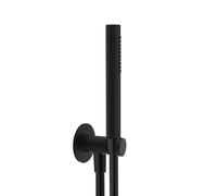 Herzbach Living Spa Set de douche avec raccord mural coudé et support, 1 jet, 23.620222.2.12,