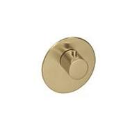 Herzbach Logic XL 21.500100. 2000 .41 Laiton Acier, pour module de thermostat simple, d = 116mm