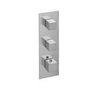 Herzbach Logic XL Herzbach Universal module thermostat Universal , tableau de bord carré, acier inoxydable brossé