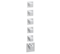 Herzbach Logic XL Mitigeur thermostatique de douche encastré, 11.525010.2.01,