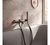 Herzbach Mitigeur de bain DEEP BLACK 18.022150. 2000 .12 montage en surface noir mat