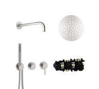 Herzbach MODUL7 Ensemble de douche encastré avec mitigeur monocommande, 70.702712.1.09,