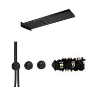 Herzbach MODUL7 Ensemble de douche encastré avec mitigeur thermostatique, 70.703711.1.12,