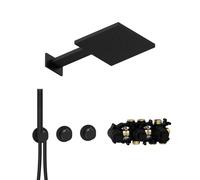 Herzbach MODUL7 Ensemble de douche encastré avec mitigeur thermostatique, 70.703721.1.12,