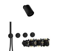 Herzbach MODUL7 PUSH Ensemble de douche encastré avec mitigeur thermostatique, 70.702723.1.12,