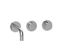 Herzbach MODUL7 PUSH Mitigeur mural de lavabo, 70.701603.1.01,