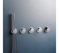 Herzbach MODUL7 PUSH Mitigeur thermostatique de douche encastré, 70.703003.1.01,