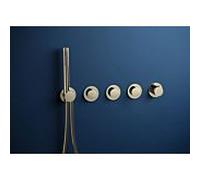 Herzbach MODUL7 PUSH thermostat ensemble fini 70.703003. 2000 .03 3 Verbraucher PVD Or