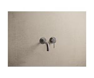 Herzbach MODUL7 raccord de lavabo 70.702102.1.40 ensemble fini 210mm Acier Noir