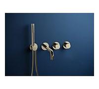 Herzbach MODUL7 kit de finition thermostat 70.702011. 2000 .03 2 Verbraucher avec or PVD abandonné