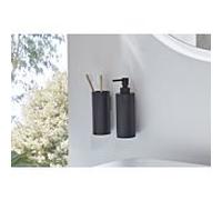Herzbach Porte-brosse à dents Deep Black 23.812000. 2000 .12 noir mat, montage mural