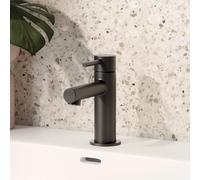 Herzbach Siro Taille M mitigeur lavabo 30.120320. 2000 .12 sans garniture de vidange , noir mat