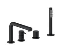 Herzbach SIRO BLACK Robinetterie sur gorge de baignoire, Mitigeur monocommande, 30.120250.1.12,