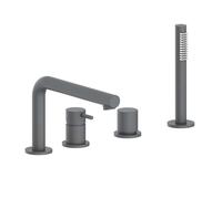 Herzbach SIRO GREY Robinetterie sur gorge de baignoire, Mitigeur monocommande, 30.120250.1.06,