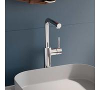 Herzbach SIRO Mitigeur de lavabo à bec haut L-Size, 30.120335.1.01, L-Size