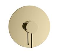 Herzbach SIRO PVD GOLD Mitigeur monocommande de douche encastré, 30.120555.1.03,