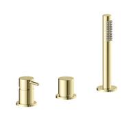 Herzbach SIRO PVD GOLD Mitigeur monocommande, pour baignoire, 30.120250.2.03,