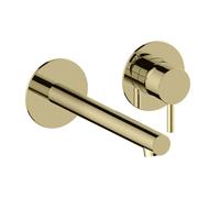 Herzbach SIRO PVD GOLD Mitigeur mural de lavabo, 30.120954.1.03,