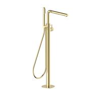 Herzbach SIRO PVD GOLD Robinetterie de baignoire au sol, Mitigeur monocommande, 30.120207.1.03,