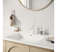 Herzbach Siro Taille S mitigeur lavabo 30.120321. 2000 .07 sans garniture de vidange , blanc compagnon