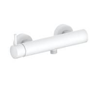 Herzbach SIRO WHITE Mitigeur monocommande de douche en applique, 30.120100.1.07,