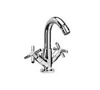 Mitigeur bidet Herzbach Stilo 14.953600.1.01 avec garniture de vidage , chromé