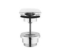 Vanne de vidange Herzbach 11.432600.1.01 1 1/4", avec/sans verrouillage à poussoir, chromé