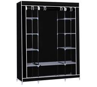 Armoire portable de rangement de la marque Herzberg : Noir