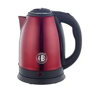 Herzberg Bouilloire electriques - Bouilloire électrique - Bouilloire en Acier Inoxydable -Bouilloire électrique 1,8 Litre INOX sans Fil Rouge HG5011-RED